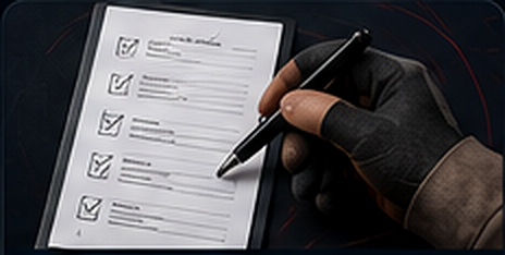 Inspection checklist